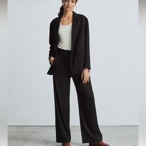 Everlane Black Wide Leg Pants